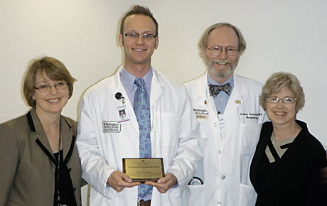 Becky Brasington Clark, left, and Richard D. Brasington, MD, and his wife, Kathl