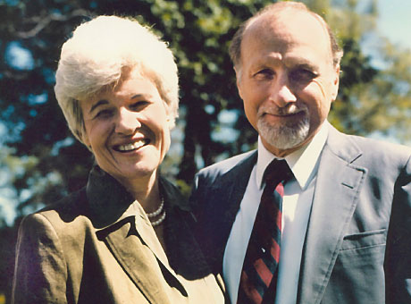 Alice Cinader Oyer, OT 52, and her husband, Calvin E. Oyer, MD.
