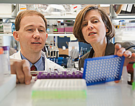 Chris Holley, MD, PhD and Jean Schaffer, MD
