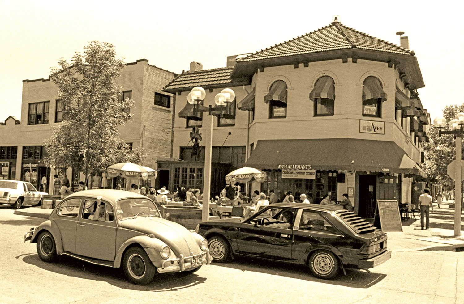 Typical Central West End street scene, undated.